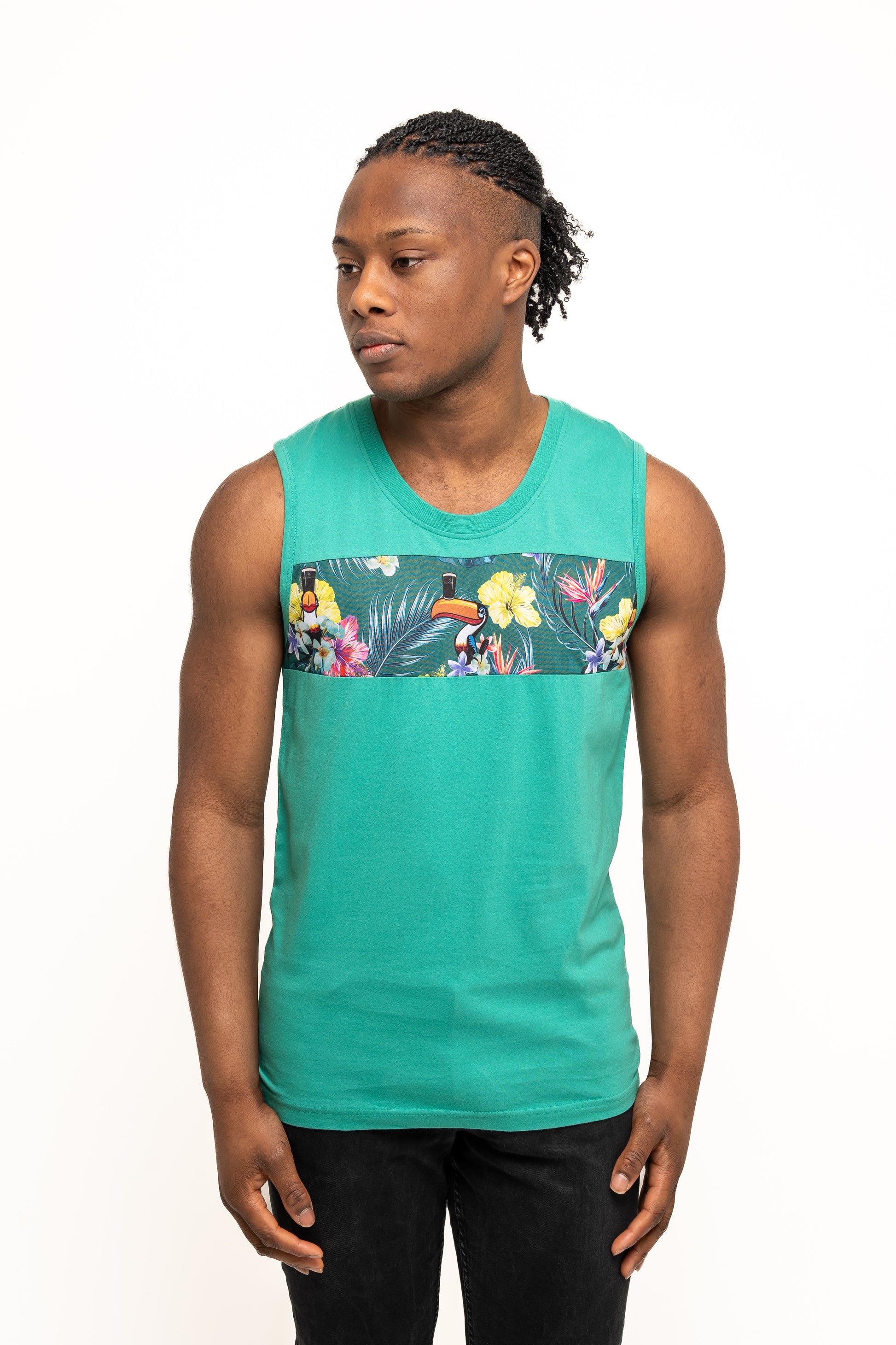Guinness Toucan Hawaiian Green Tank