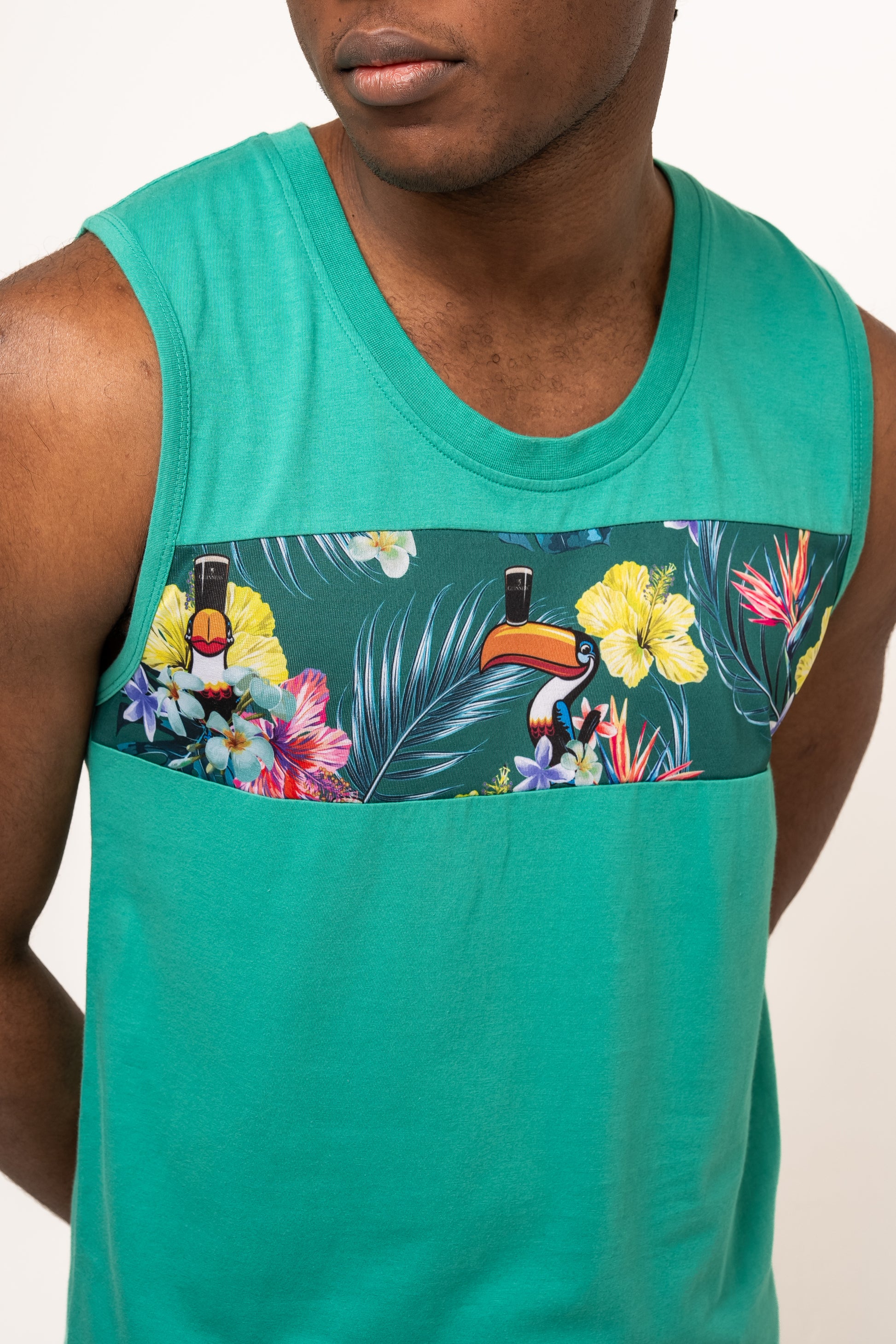 Guinness Toucan Hawaiian Green Tank
