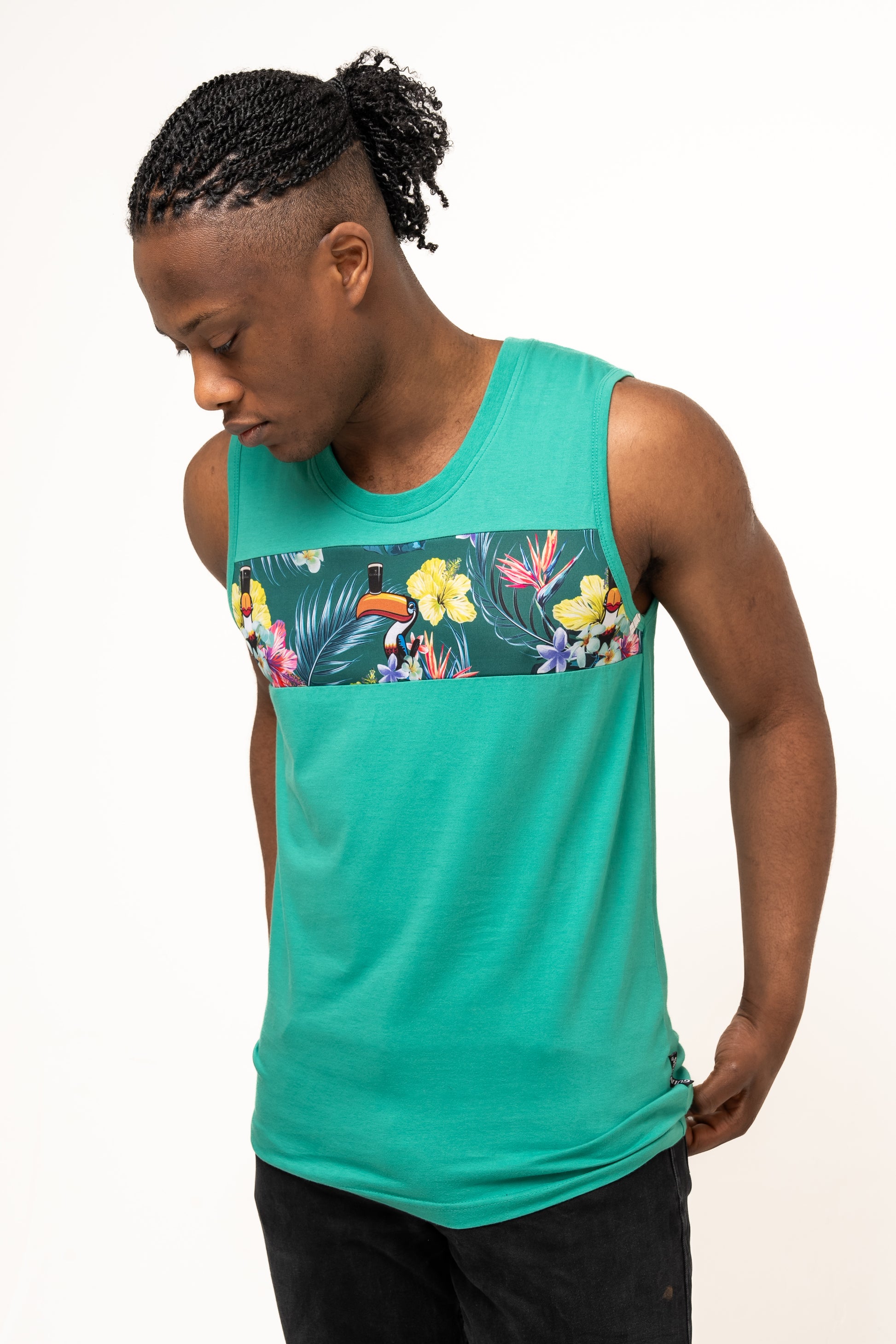 Guinness Toucan Hawaiian Green Tank