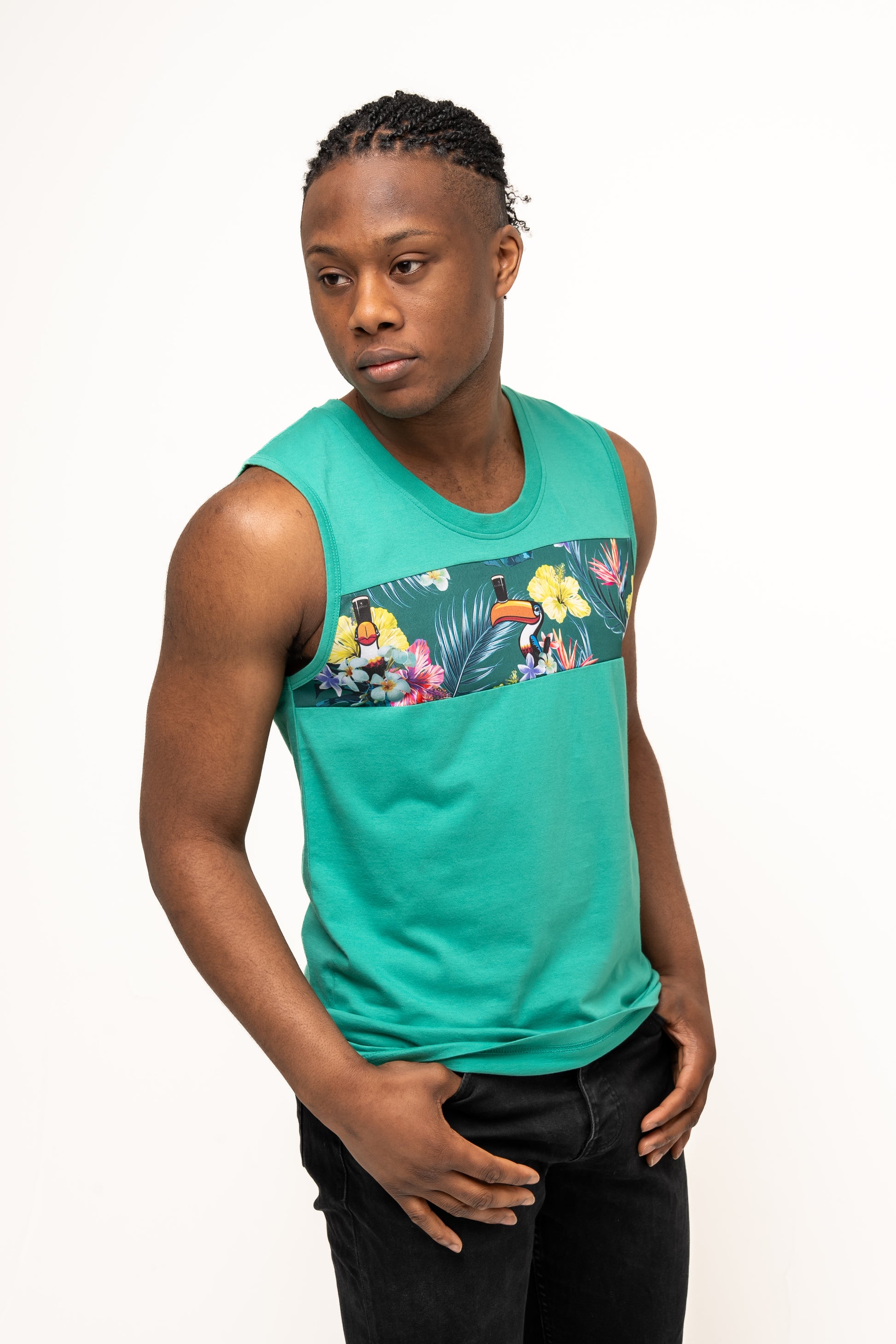 Guinness Toucan Hawaiian Green Tank