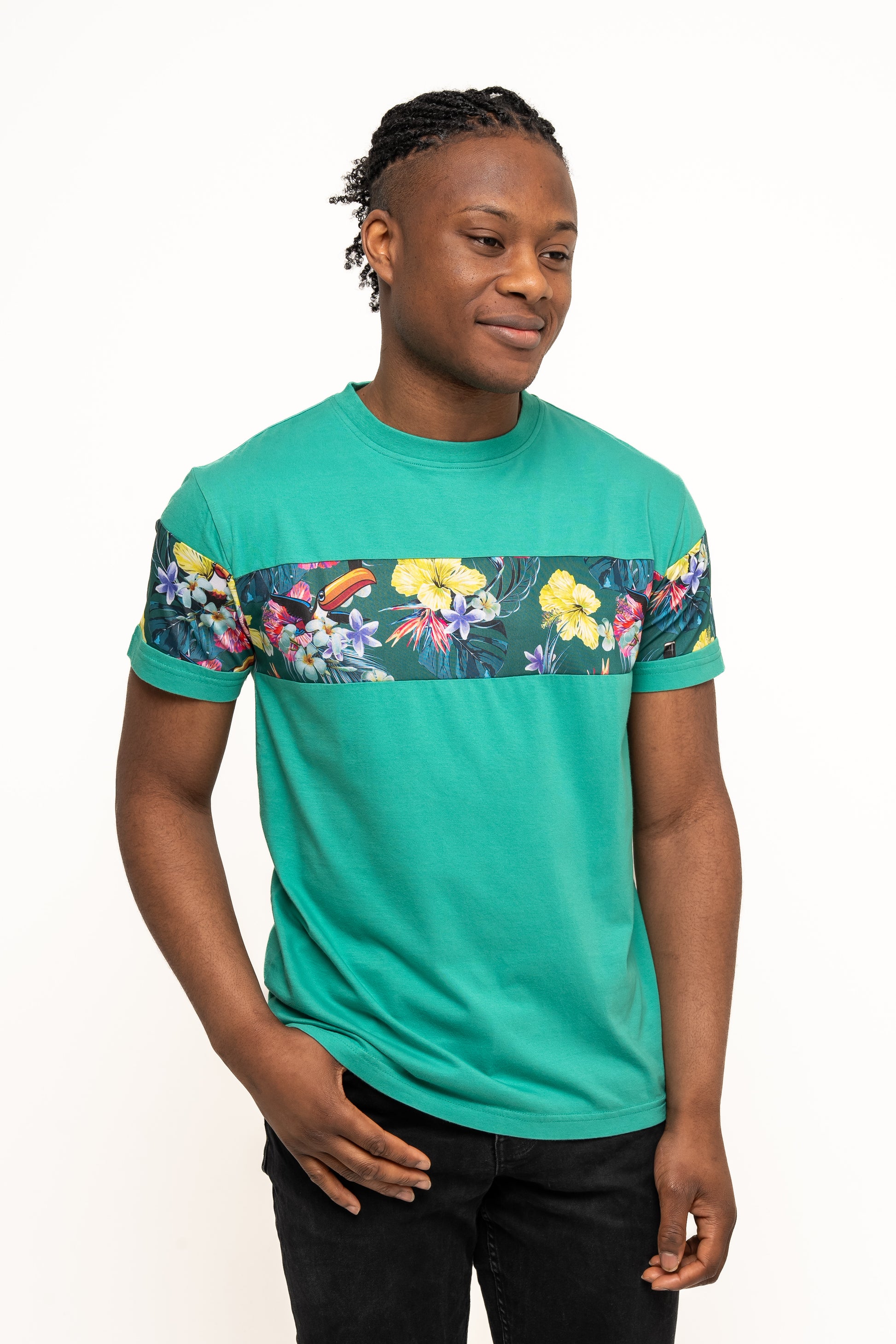 Guinness Toucan Hawaiian Green T-Shirt