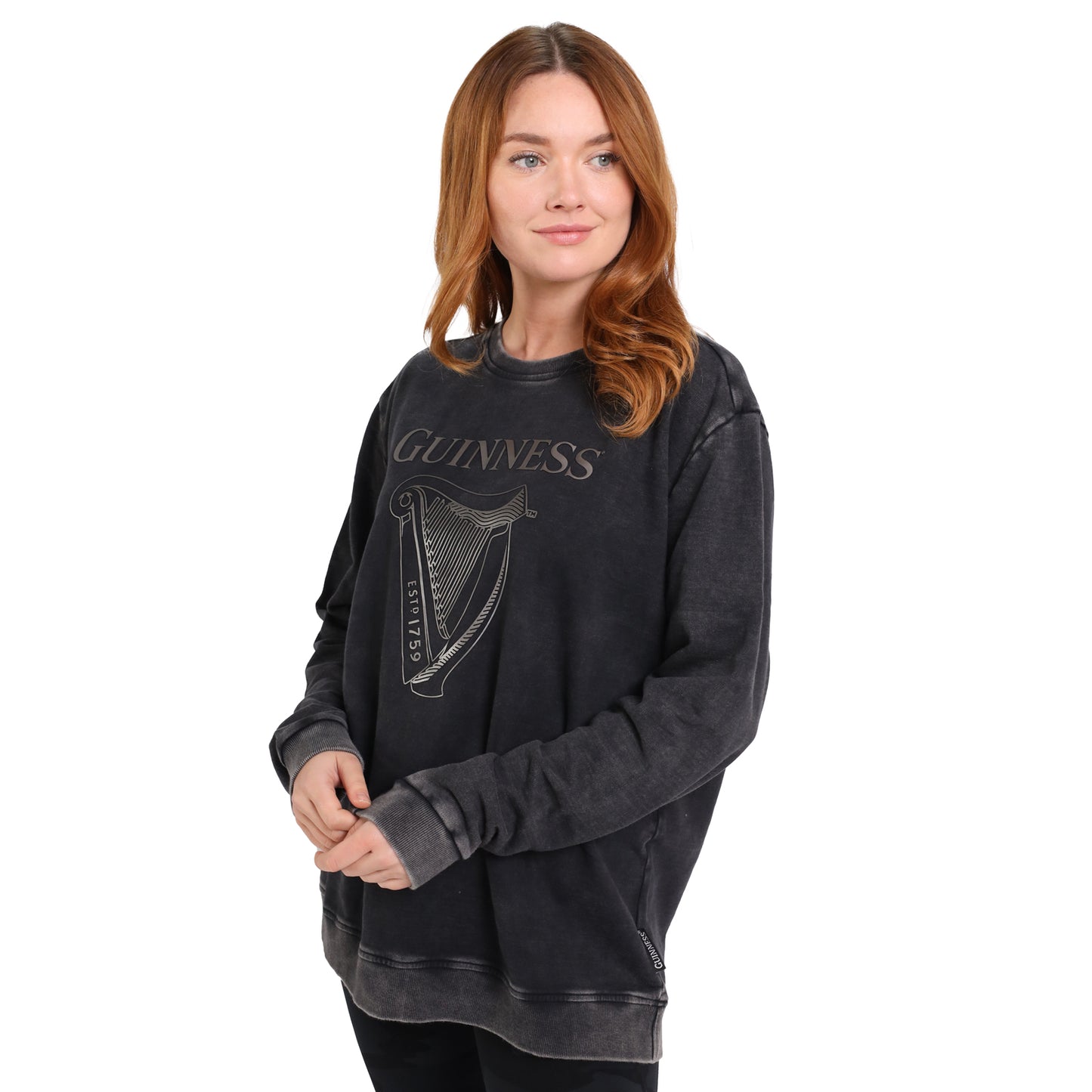 Guinness Metallic Print Trademark Sweatshirt