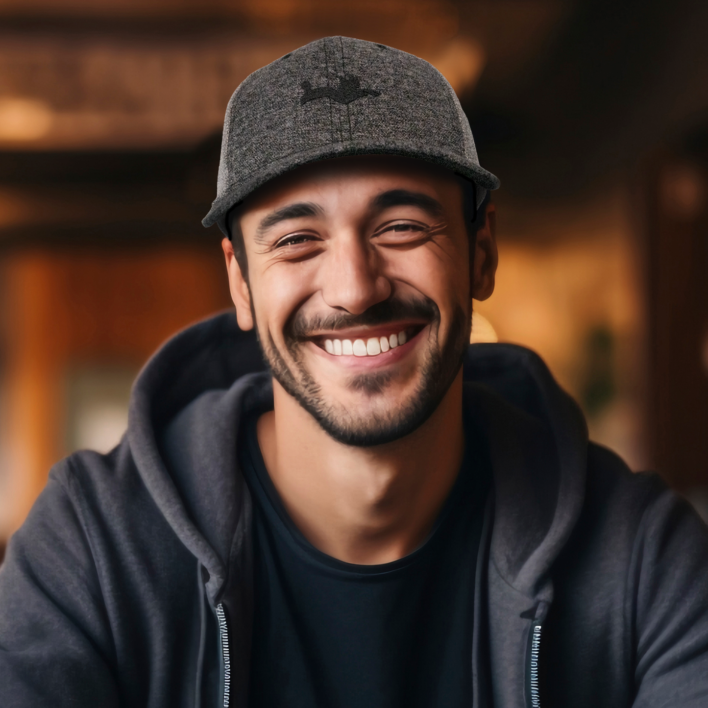 Guinness Heathered Wool Grey Cap