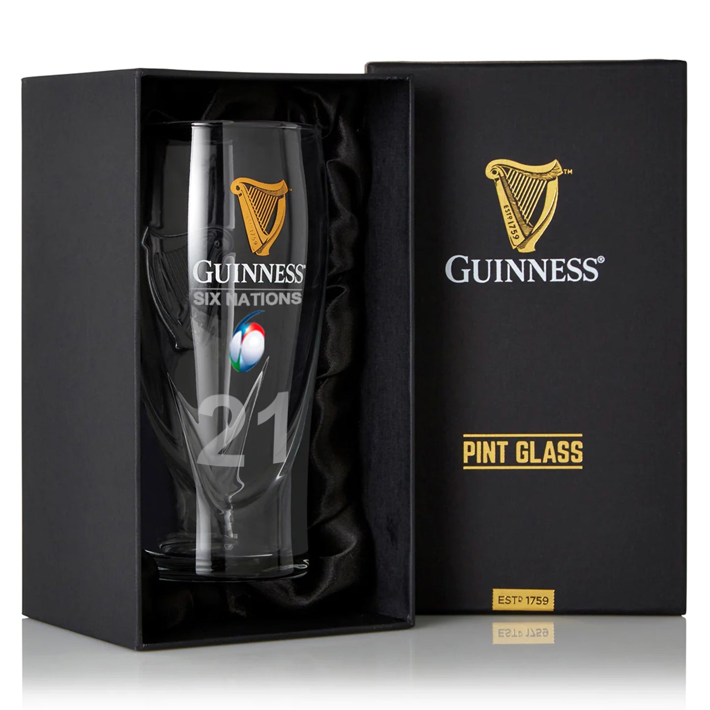 Guinness Six Nations Pint Glass