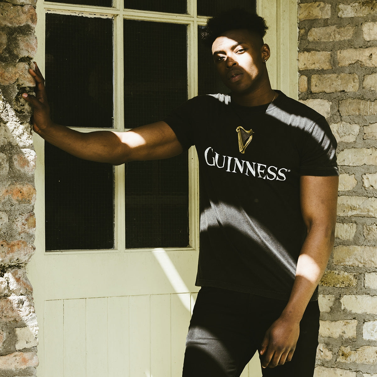 Guinness Distressed Trademark Label Premium Tee
