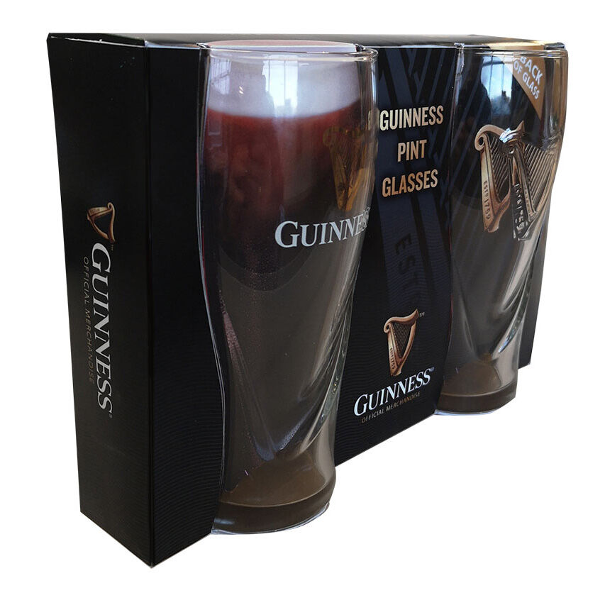 Guinness Pint Glass - 2 Pack