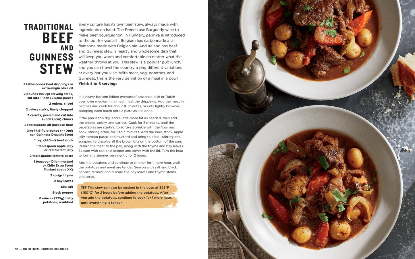 Official Guinness Hardcover Cookbook