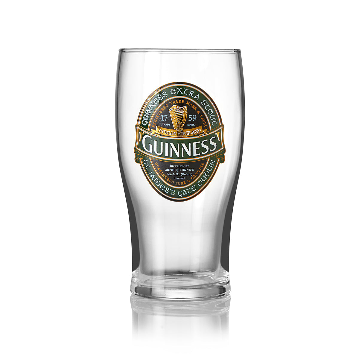 Guinness Ireland Collection Pint Glass - 6 Pack