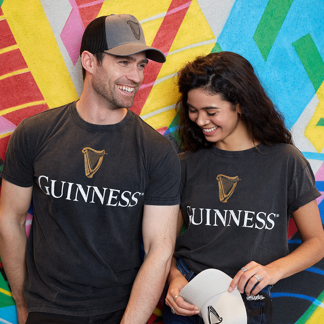 Guinness Distressed Trademark Label Premium Tee