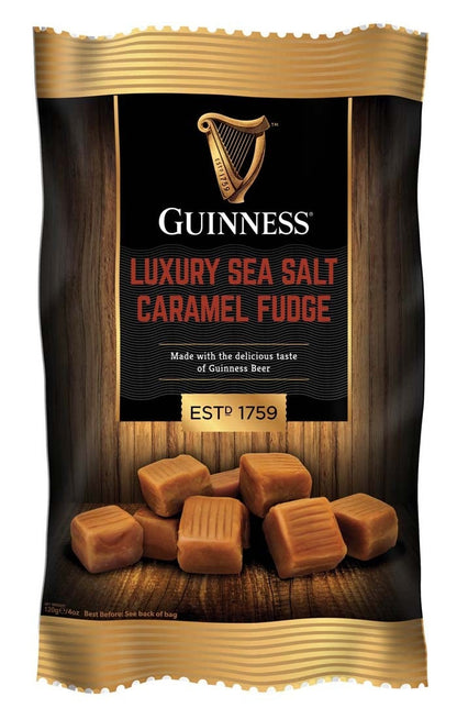 Guinness Luxury Caramel Fudge with Sea Salt