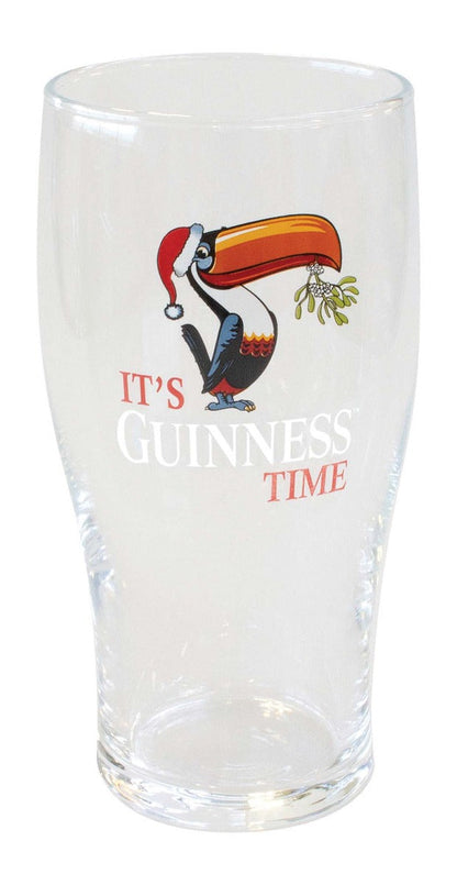 Guinness Christmas Toucan Pint Glass - 2 Pack
