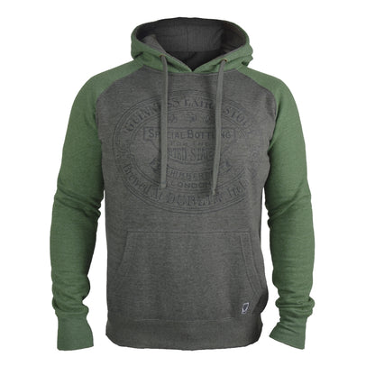Guinness Grey and Green Hoodie