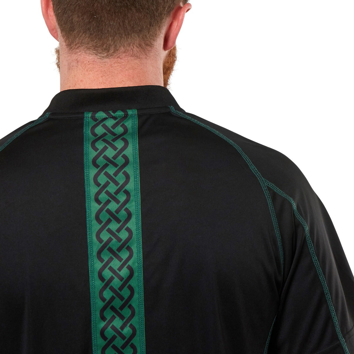 Guinness Black & Green Short Sleeve Rugby Jersey