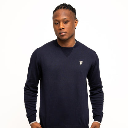 Guinness Performance Cotton Sweater - Navy