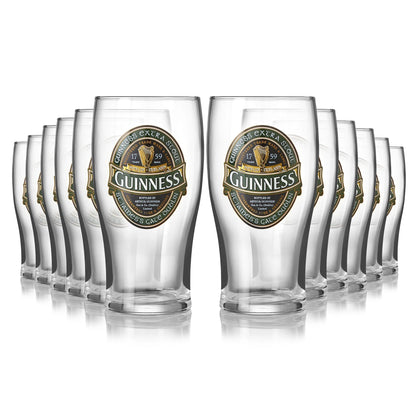 Guinness Ireland Collection Pint Glass - 12 Pack