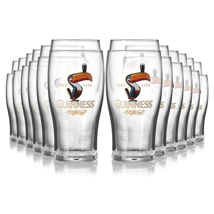 Guinness Toucan Pint Glass - 24 Pack