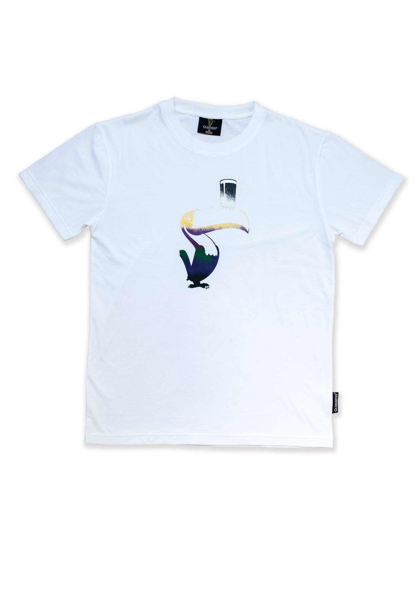 Guinness Liquid Toucan Tee - White