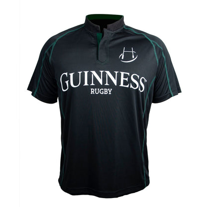 Guinness Black & Green Short Sleeve Rugby Jersey