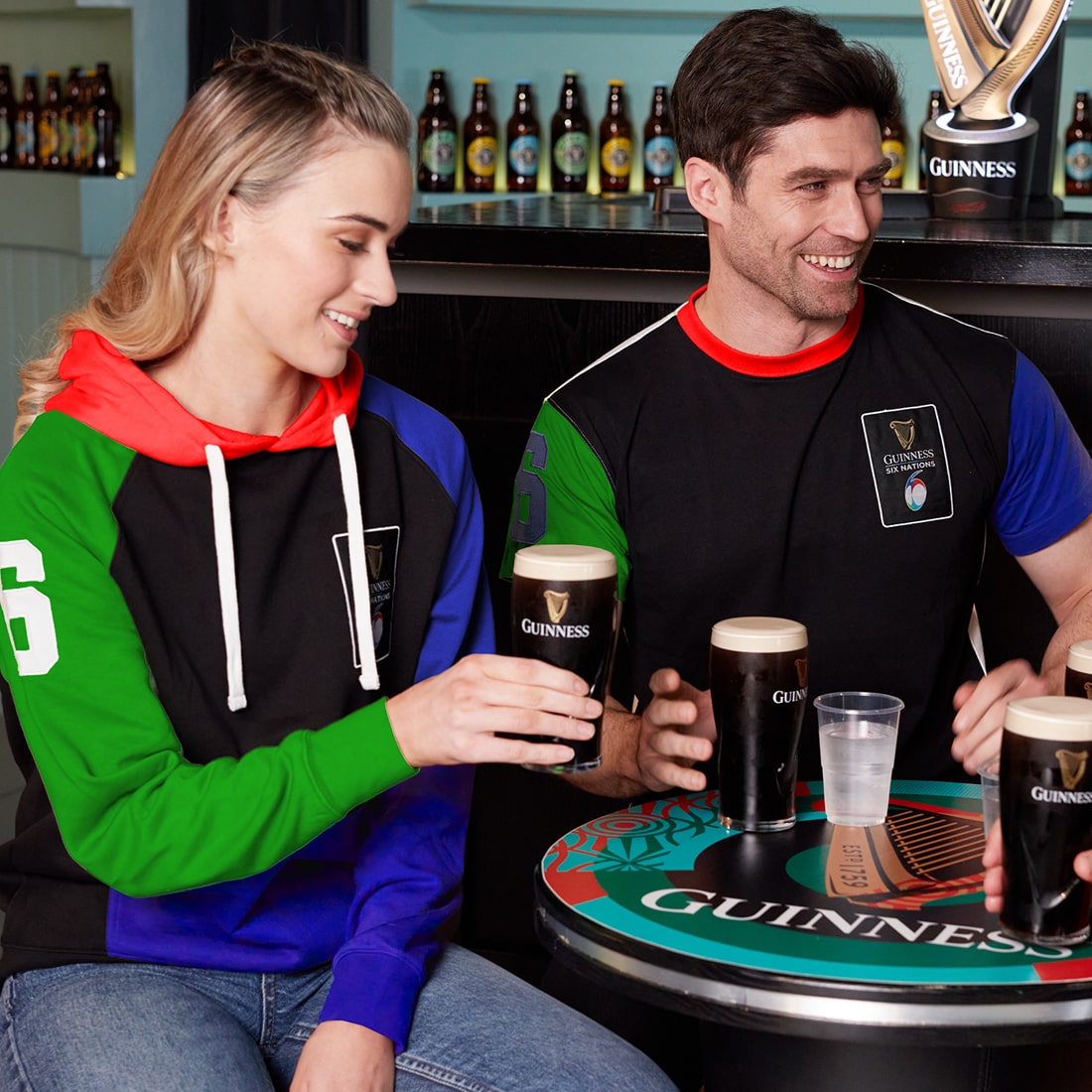 Six Nations Colour Block Hoodie