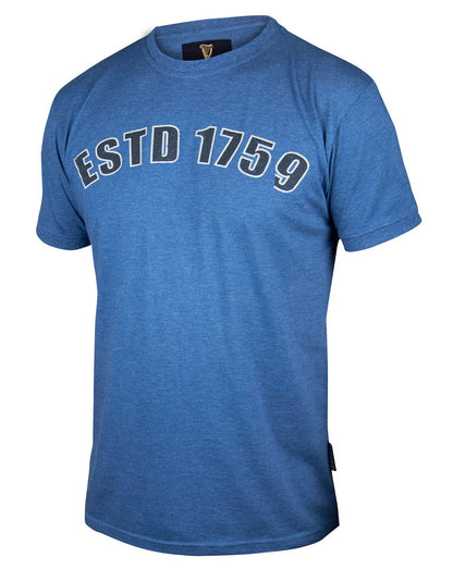 Navy Heathered EST 1759 Tee