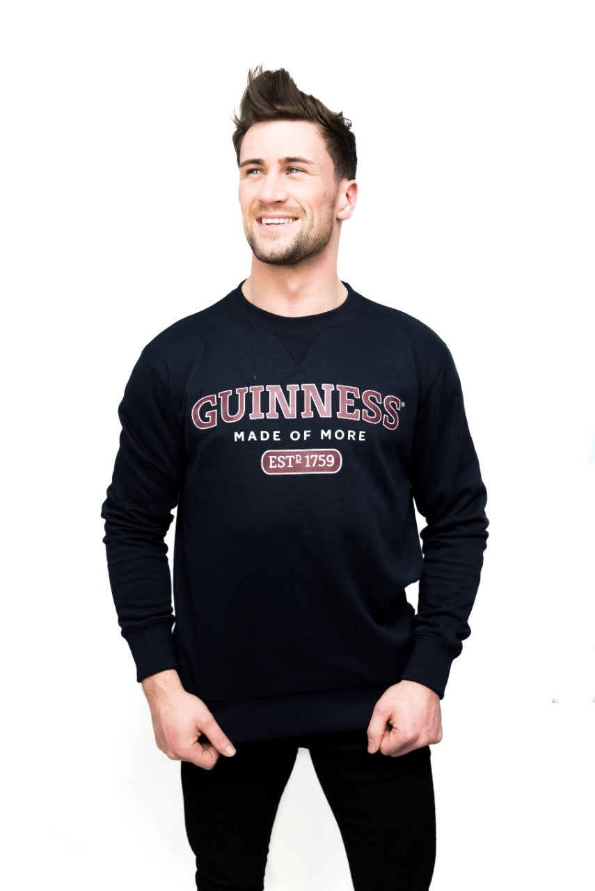 Guinness Navy Crew Neck Sweater