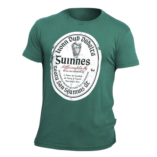 Guinness Gaelic Label Green Premium Tee