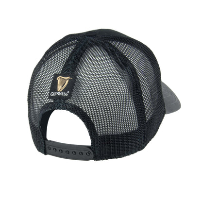 Guinness Trucker Premium Grey with Embroidered Patch Cap