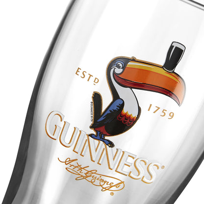 Guinness Toucan Pint Glass - 24 Pack