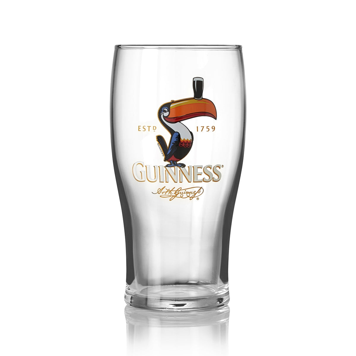 Guinness Toucan Pint Glass - 24 Pack