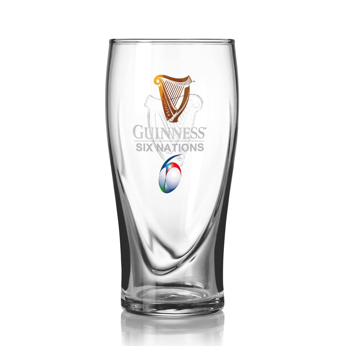 Guinness Six Nations Pint Glass - 24 Pack