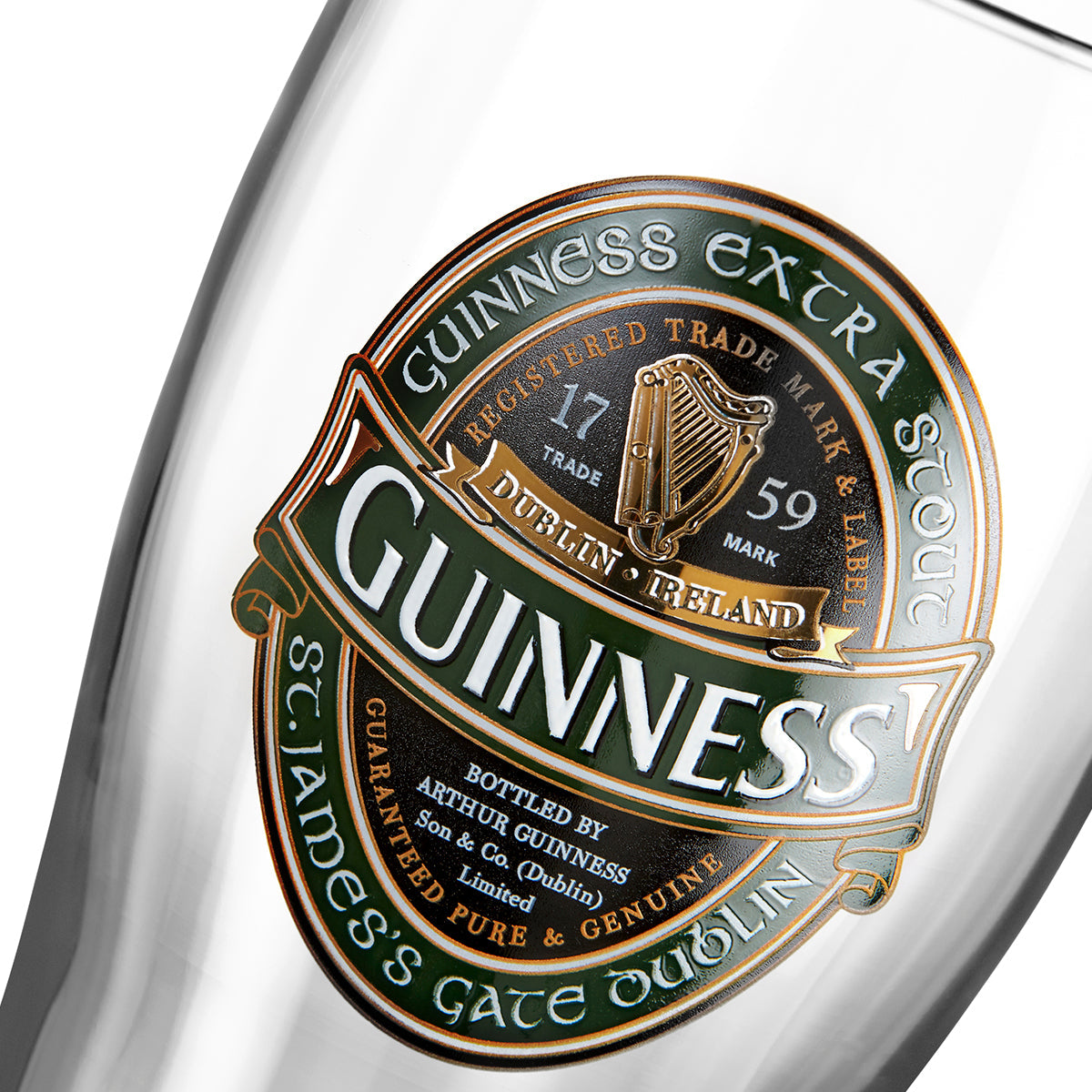 Guinness Ireland Collection Pint Glass - 4 Pack