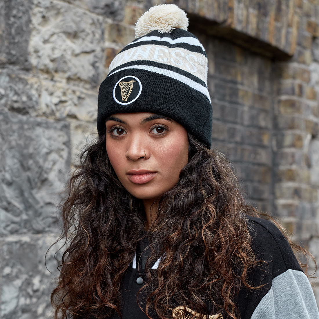 Guinness Black and White Premium Beanie