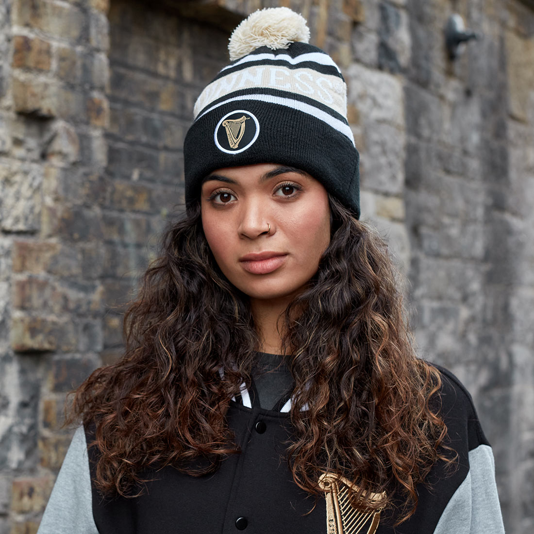 Guinness Black and White Premium Beanie